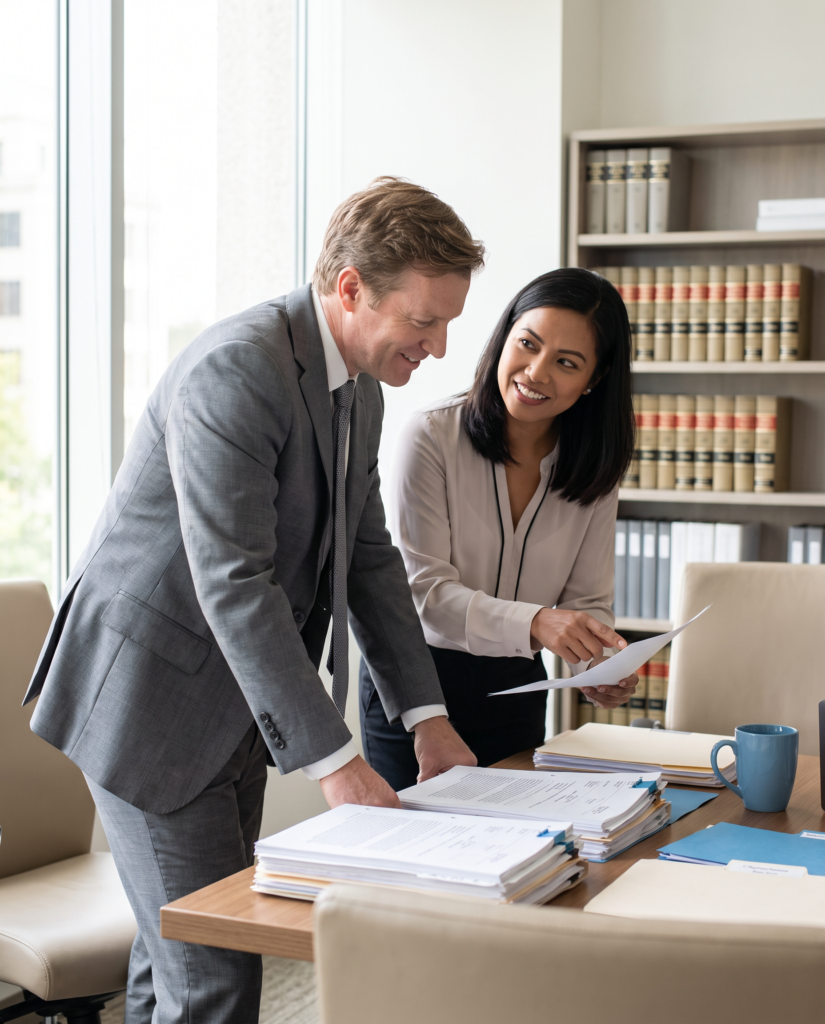 Legal professionals at work, ShiftSixOS built for law firms