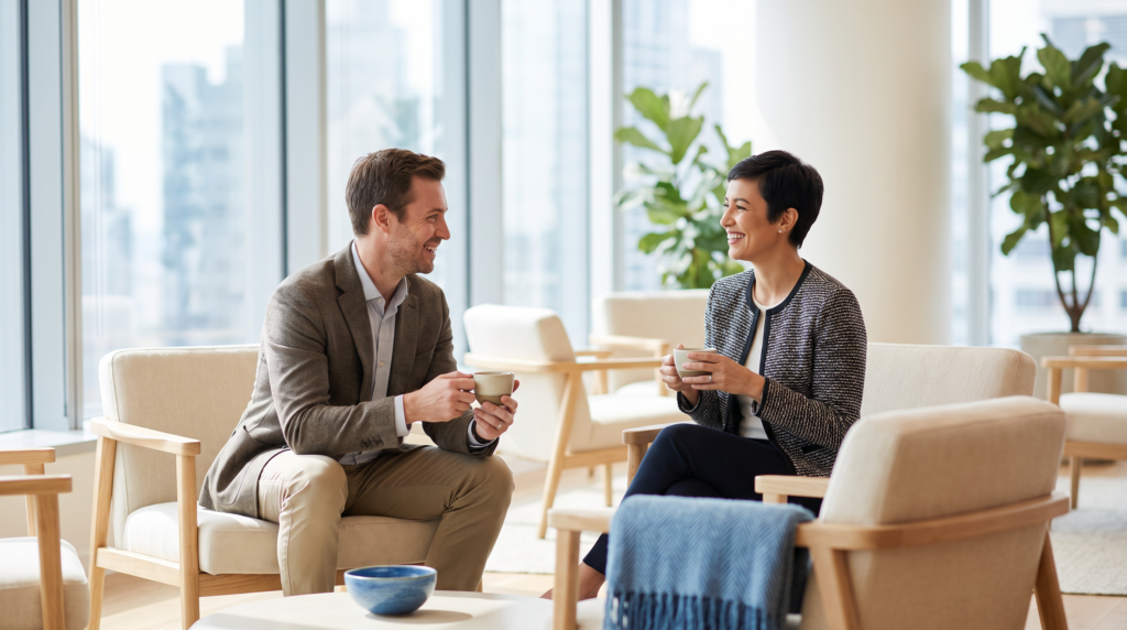 US-based manager providing ongoing support to a placed professional